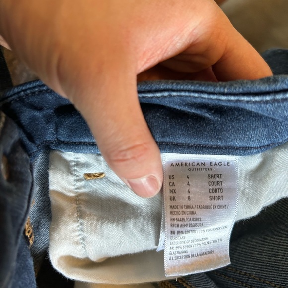 American Eagle next level stretch curvy high rise jegging size 4 short - Picture 6 of 6